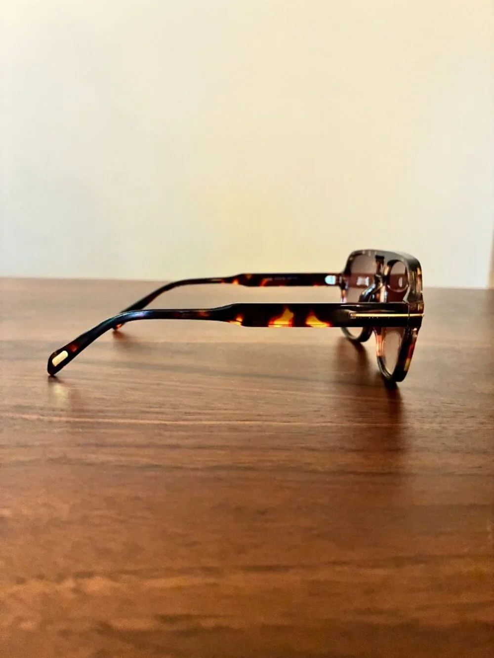 Tortoise Aviator Sunglasses Classic 70s Square Vintage Inspired Shades